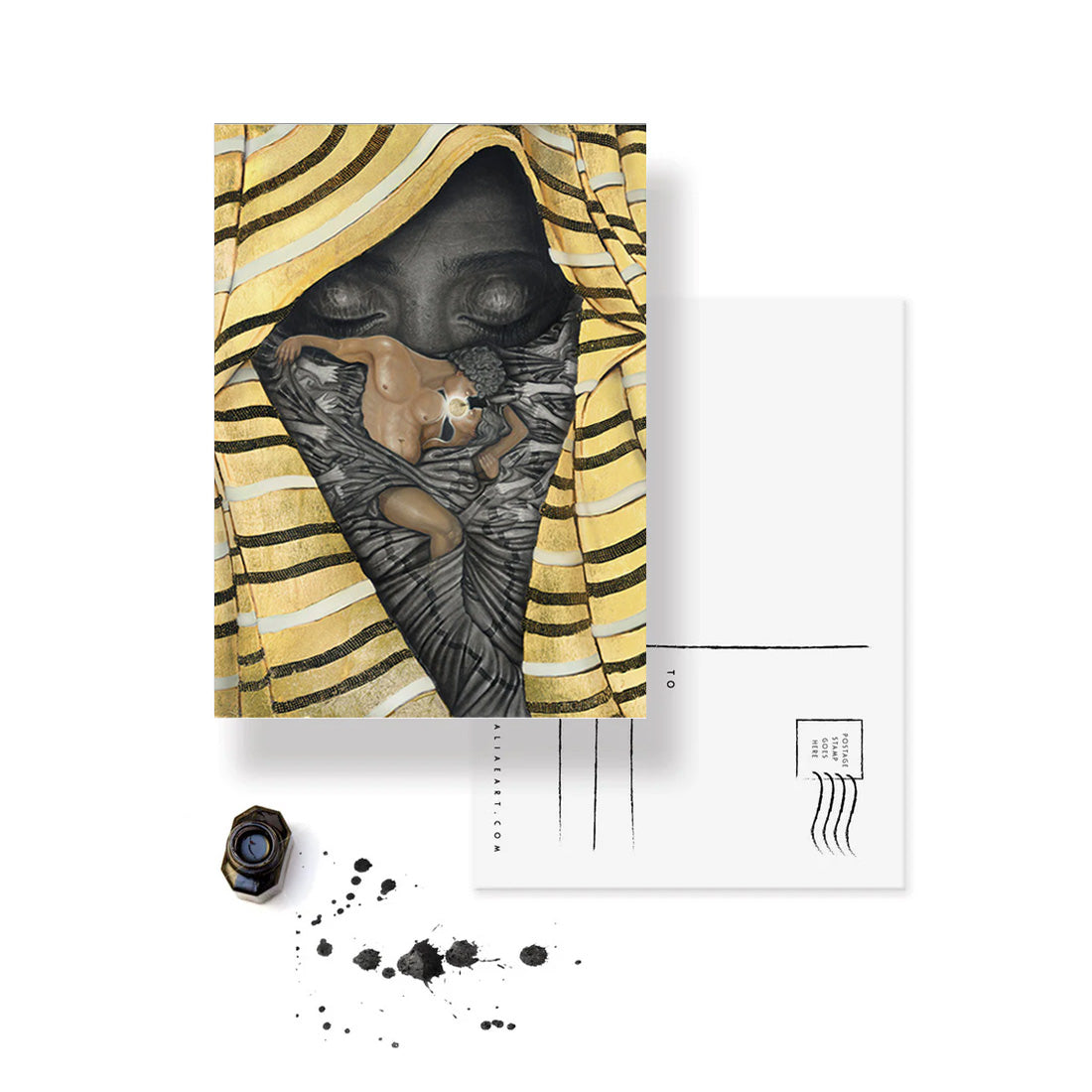 Oxytocin Postcard