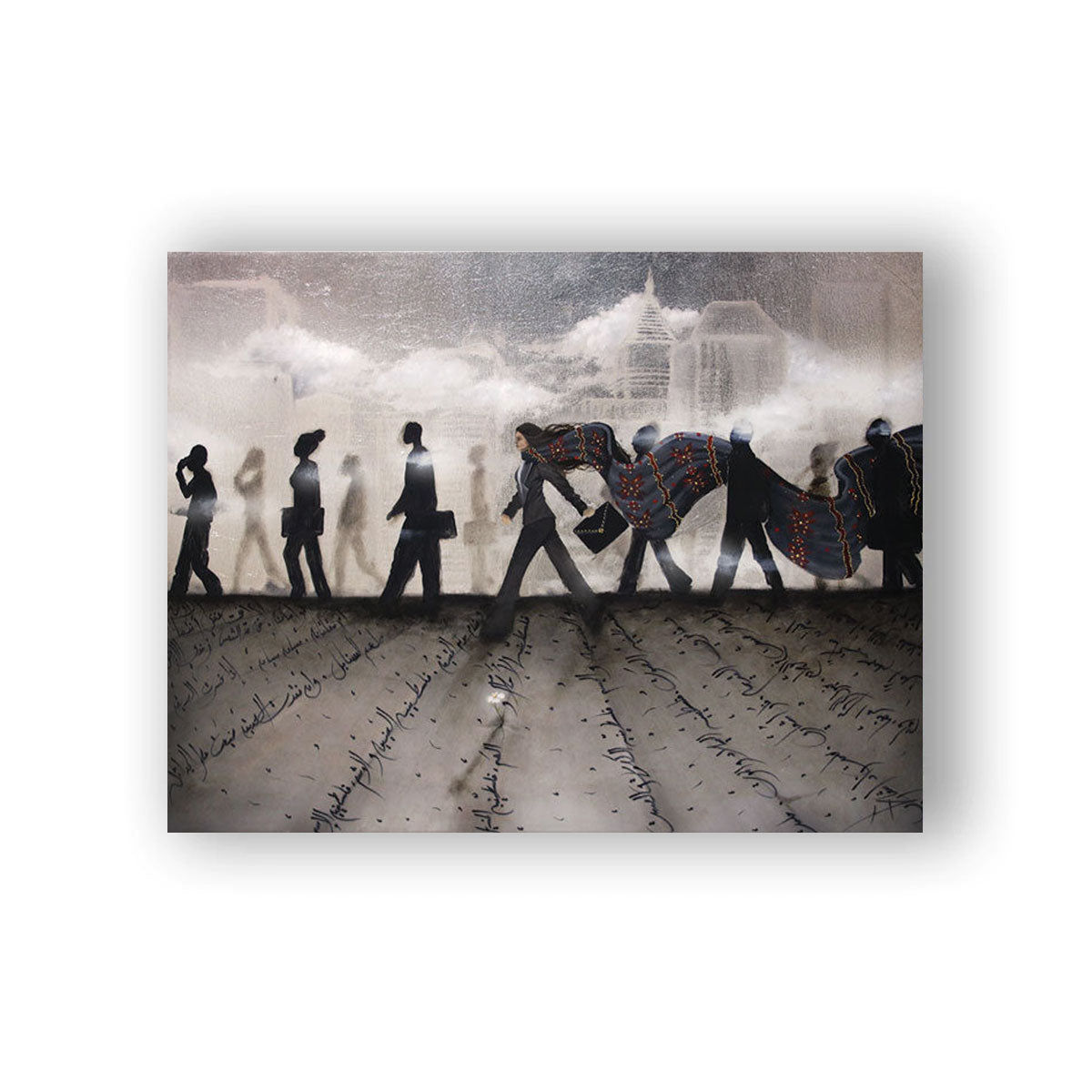 On Her Way to Freedom Postcard
