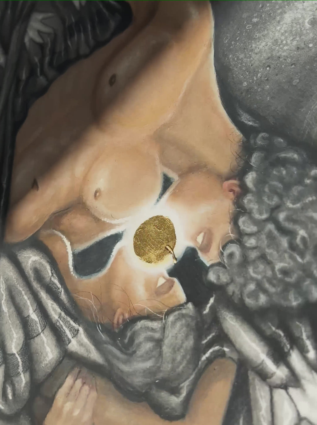 'Oxytocin' Hand Embellished