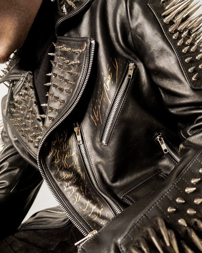 'Half a Life' Leather Coat