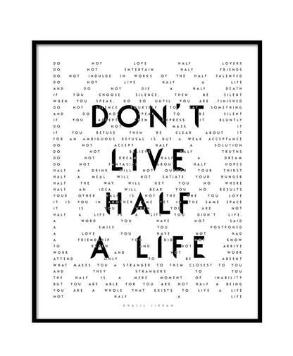'Half a Life' Poster