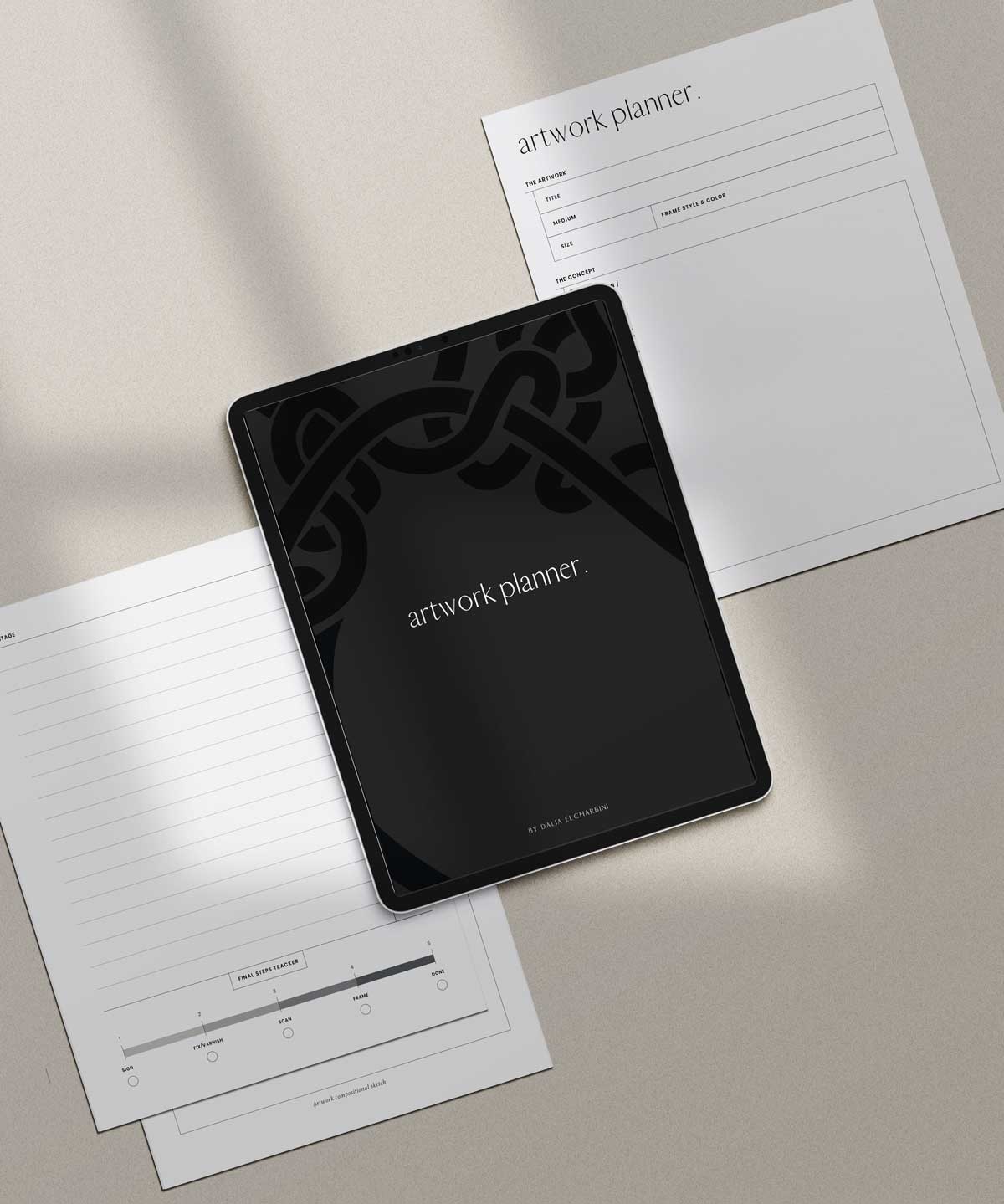 Artwork Digital & Printable Planner